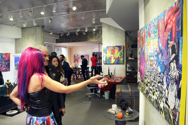 Suzi in Beirut at Vick Vanlian Showroom